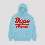 Dope and Degreed HBCU Inspired Patch Crew or Hoodie - Exclusively HBCU