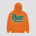 Dope and Degreed HBCU Inspired Patch Crew or Hoodie - Exclusively HBCU