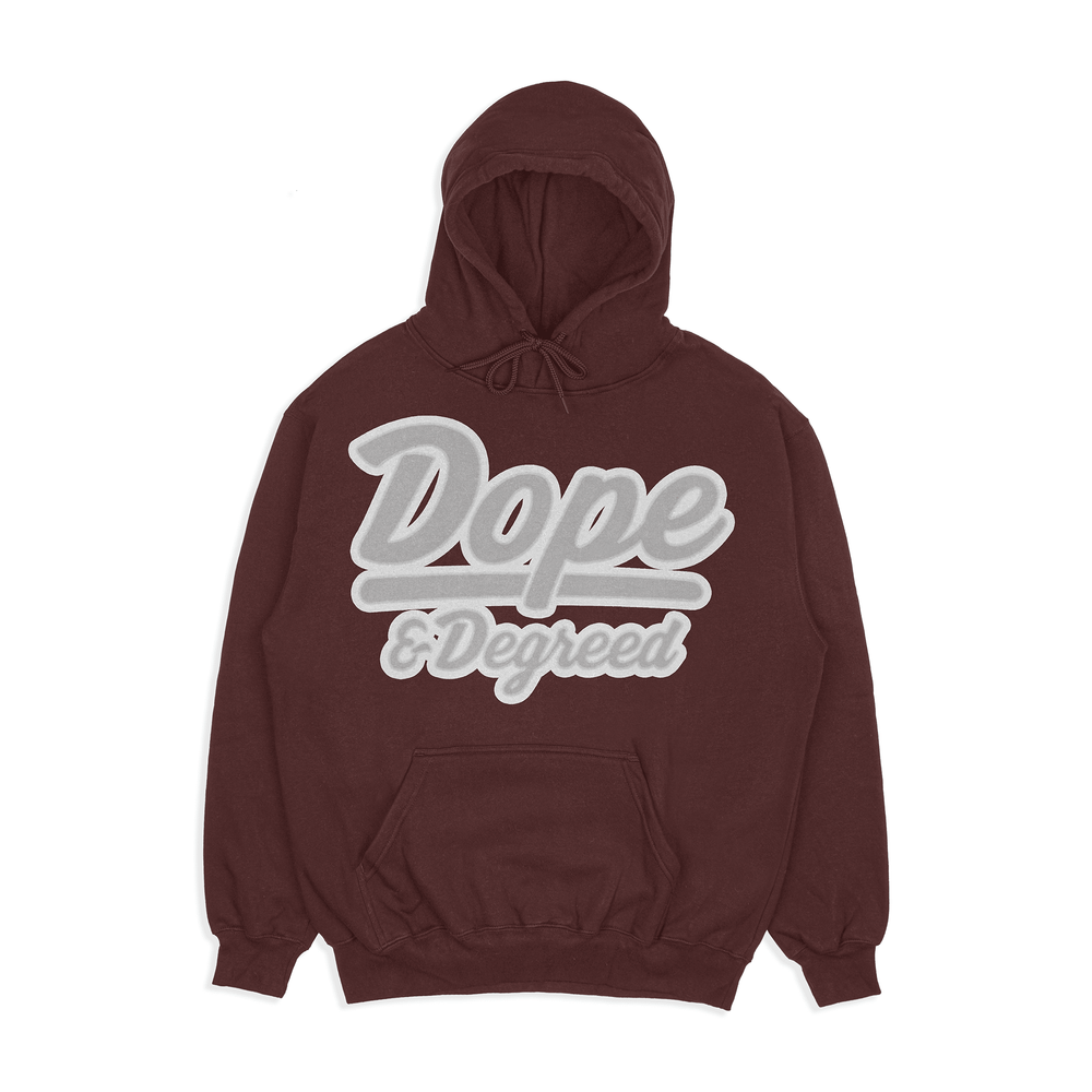 Dope and Degreed HBCU Inspired Patch Crew or Hoodie - Exclusively HBCU