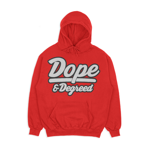 Dope and Degreed HBCU Inspired Patch Hoodie