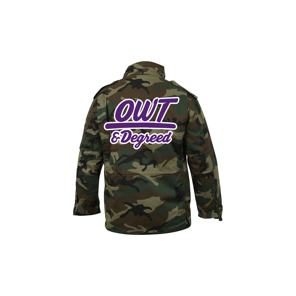Owt & Degreed Camo Jacket - Exclusively HBCU