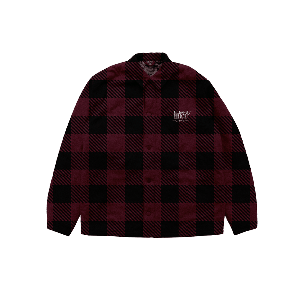 Bethune - Cookman West Coast HBCU Inspired Flannel - Exclusively HBCU
