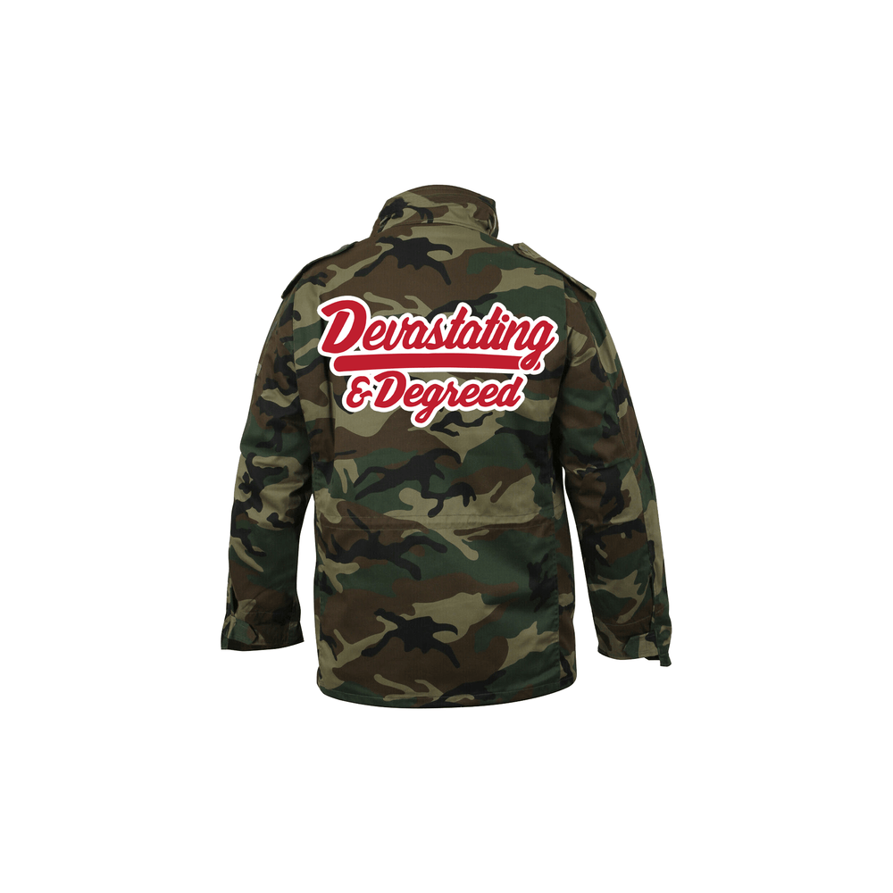 Devastating & Degreed Camo Jacket - Exclusively HBCU