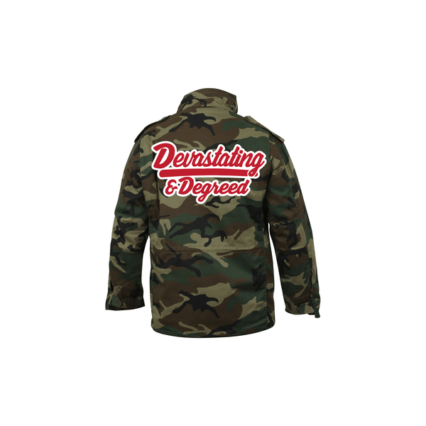 Devastating & Degreed Camo Jacket - Exclusively HBCU