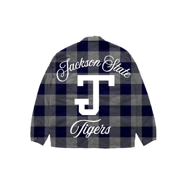Jackson State Q2 West Coast HBCU Inspired Flannel - Exclusively HBCU