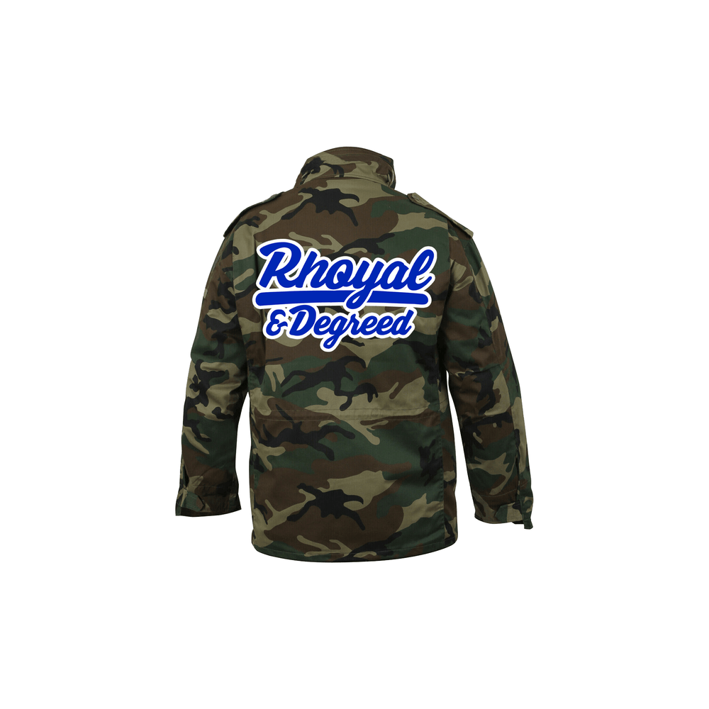Rhoyal & Degreed Camo Jacket - Exclusively HBCU