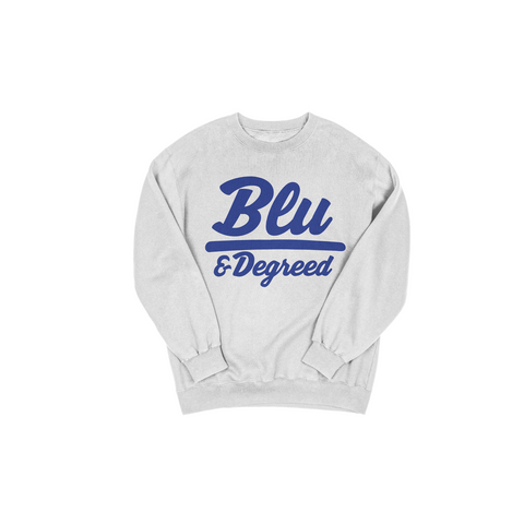 Blu & Degreed Crew Sweater (Pre-Order)