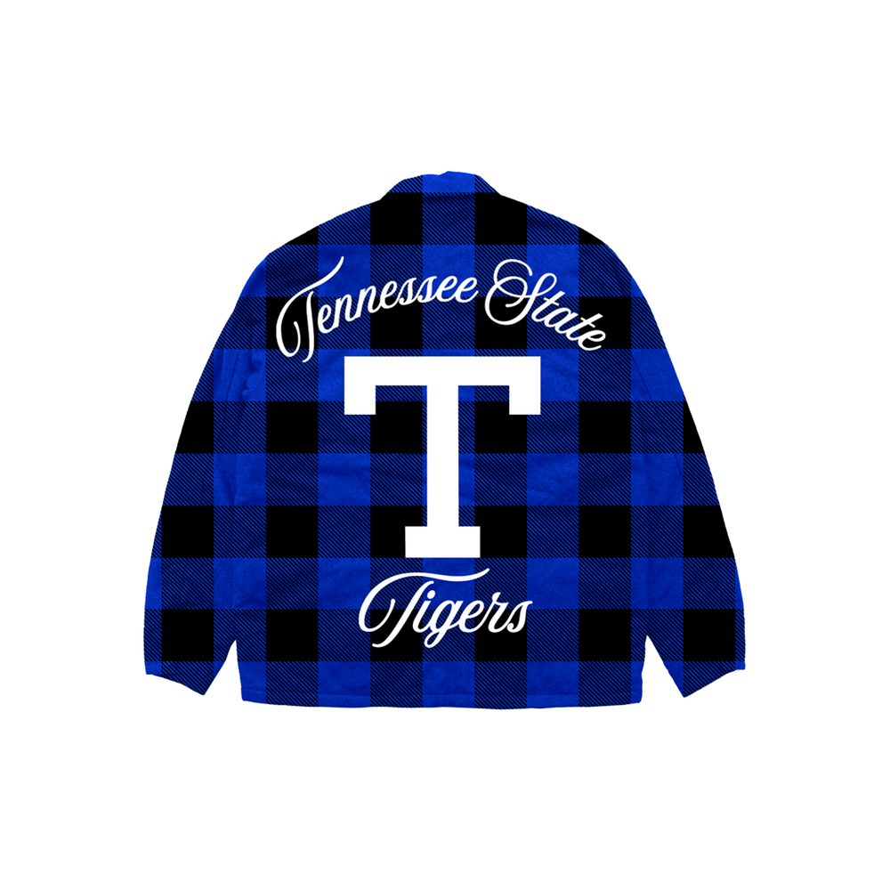 Tennessee State West Coast HBCU Inspired Flannel - Exclusively HBCU